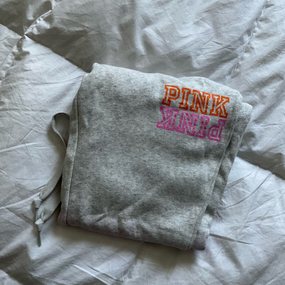 Pink Logo Ombre Slim Fit Joggers